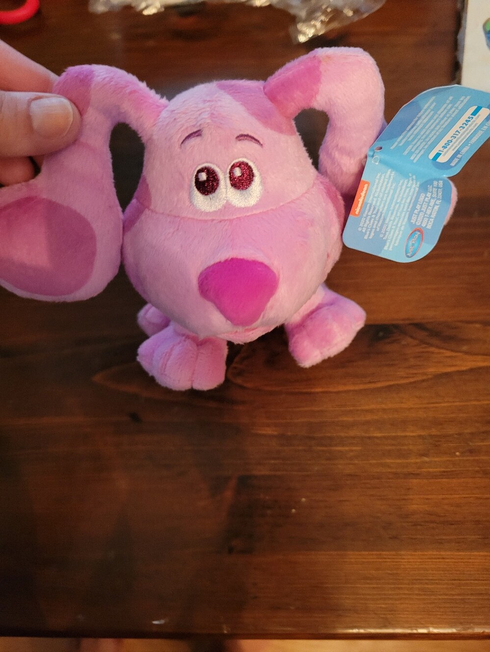 Nickelodeon Blues Clues and You Magenta Plush Stuffed Animal Pink Dog 2020 7in